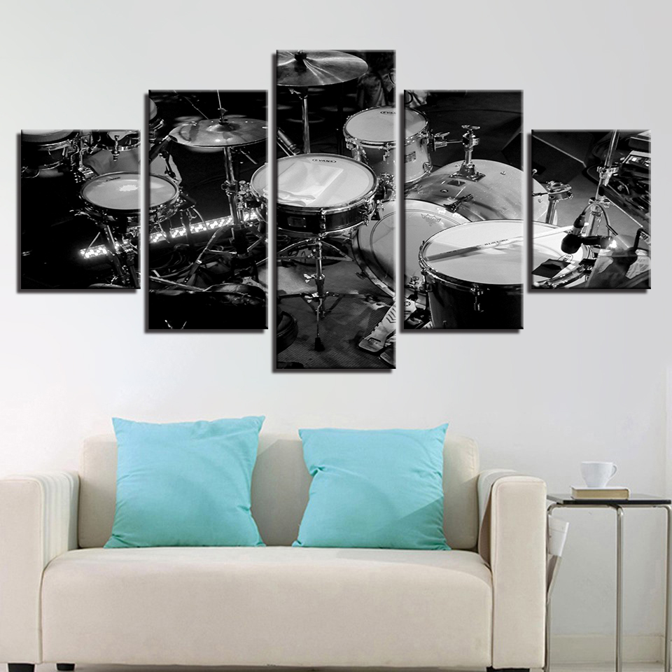 Picture Of Musical Instrument - Canvas Poster Living Room HD Prints