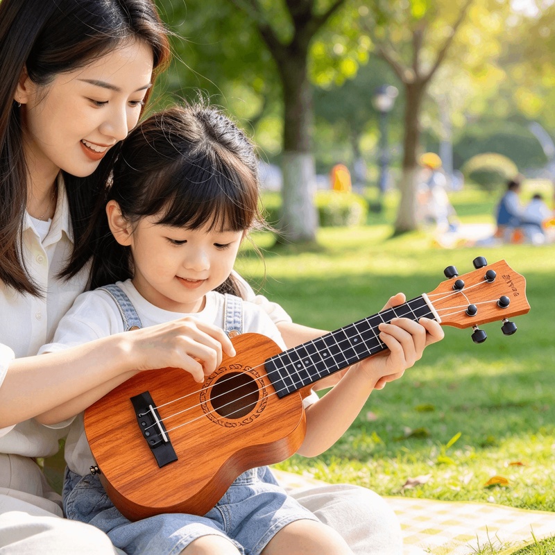 35cm Simulated Kids Ukulele Gu - đánh giá và giá Musical Instrument Harmonium