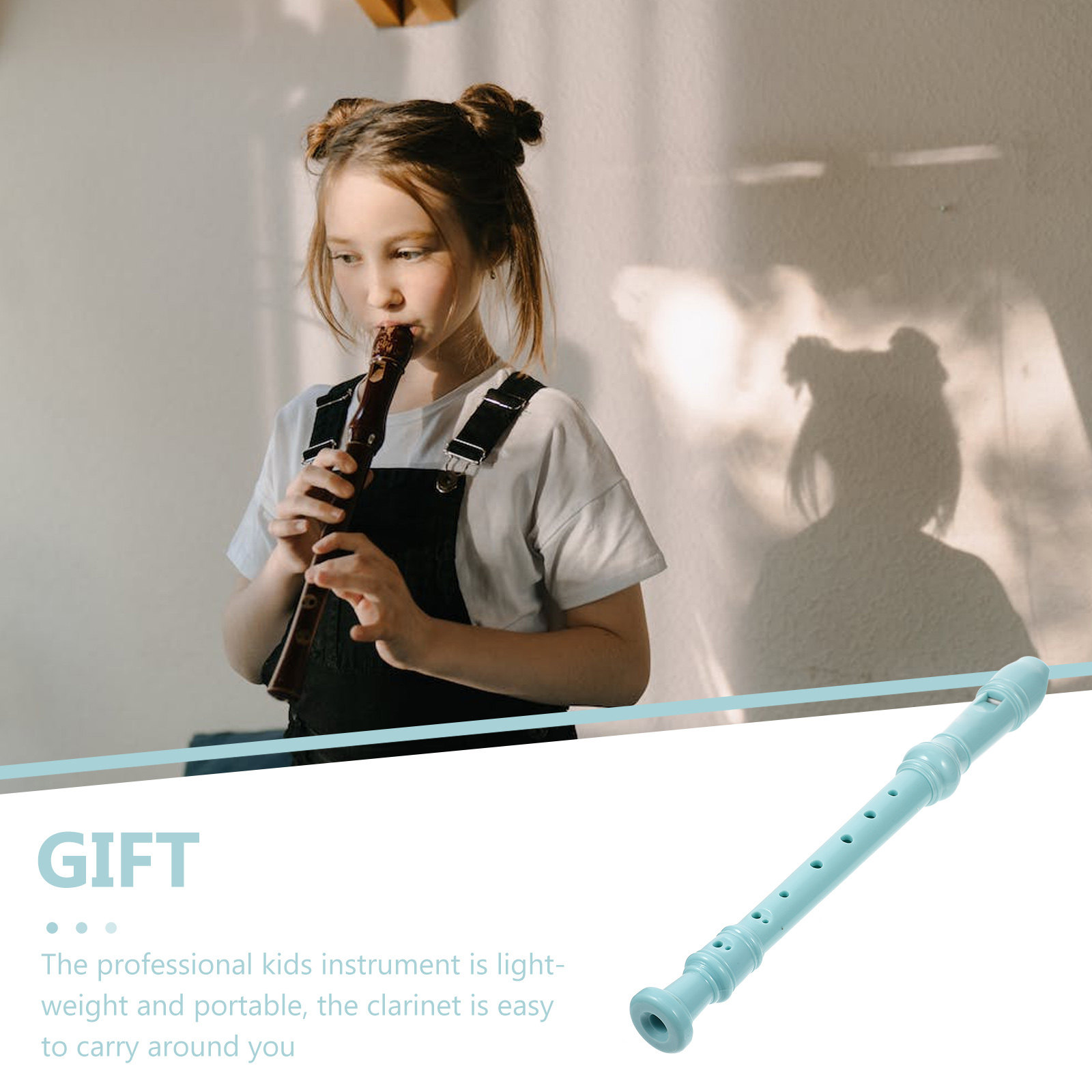 1Set 8-Hole Clarinet Plastic B - đánh giá và giá Soprano Recorder Plastic