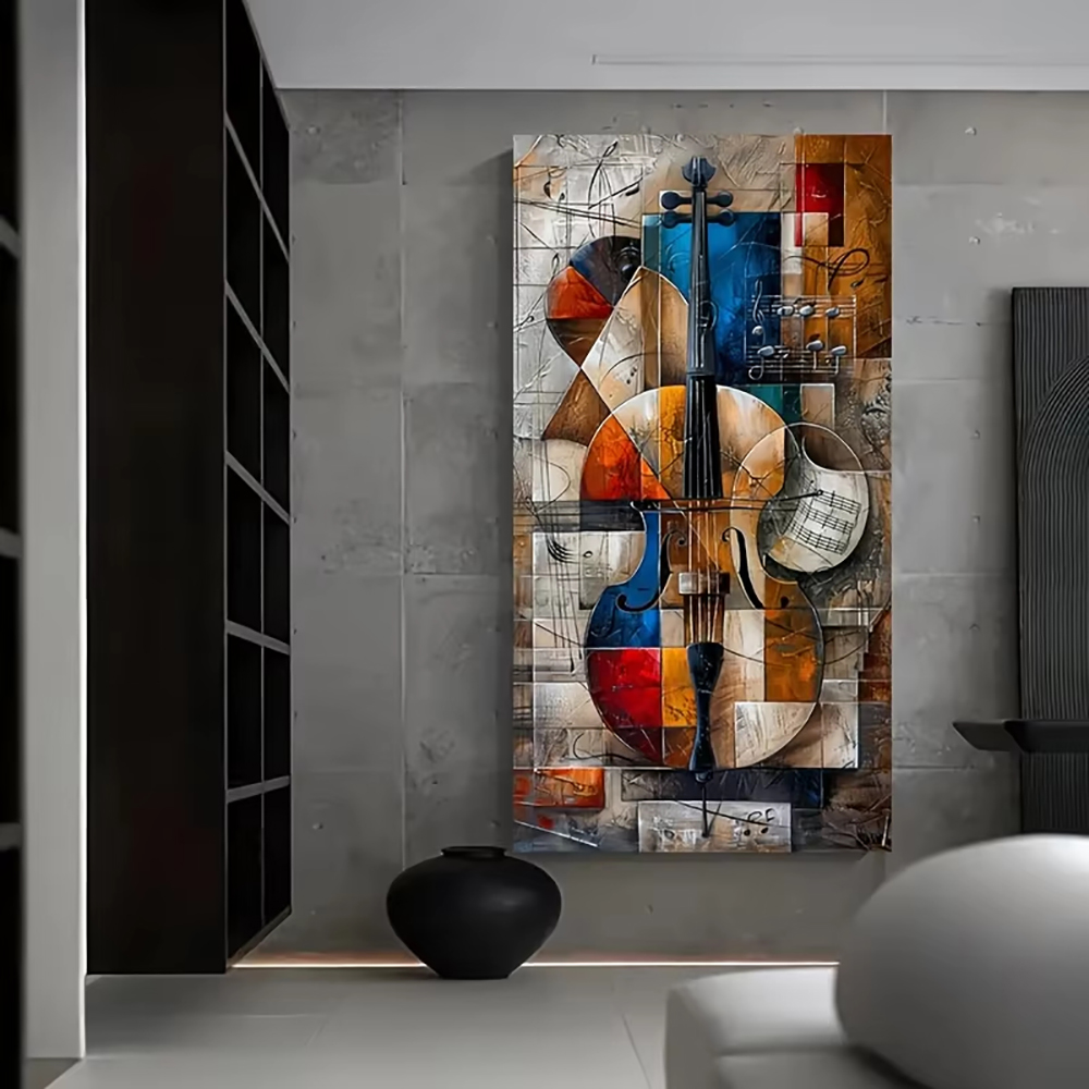 Modern Abstract Cello Poster P - đánh giá và giá Picture Of Musical Instrument